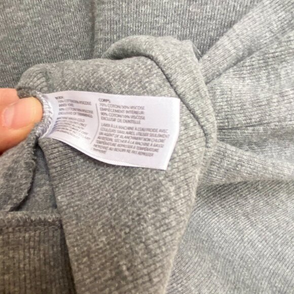 🍂 Light Gray Cotton Zip-Up Sweater with Red Embroidered Logo by U.S. Polo Assn. - Picture 9 of 9